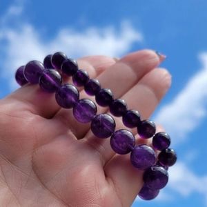 Natural Gemstone Amethyst Bracelet